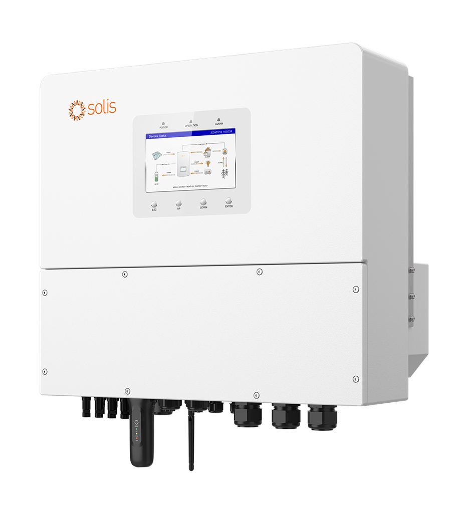 Solis - 15kVA 3x400V+N Hybride (4 MPPT, batterie HT) - S6-EH3P15K-H 